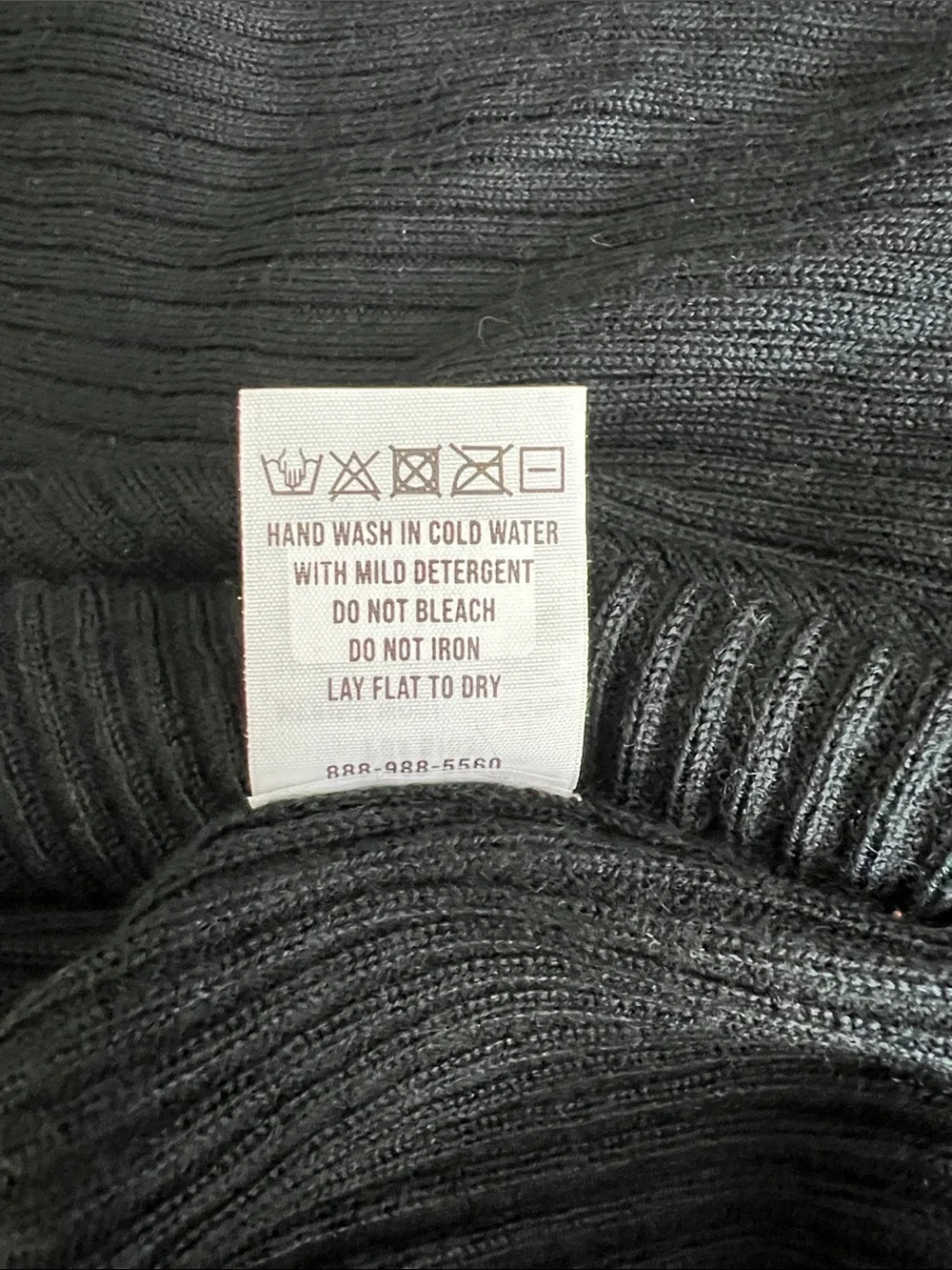 New Buck Mason Black  Featherweight Silk Cashmere L/S Crew Sweater Size XS